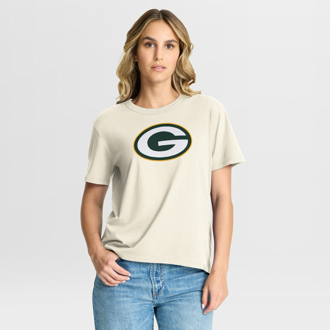 Green Bay Packers Women's Dove Legacy T-Shirt - Cream - Fanatics