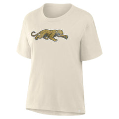 Jacksonville Jaguars Women's Dove Legacy T-Shirt - Cream - Fanatics