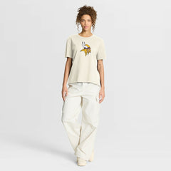 Minnesota Vikings Women's Dove Legacy T-Shirt - Cream - Fanatics