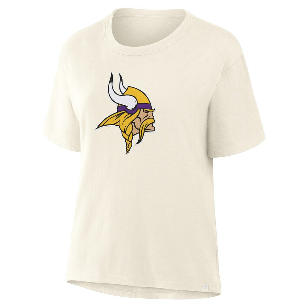 Minnesota Vikings Women's Dove Legacy T-Shirt - Cream - Fanatics