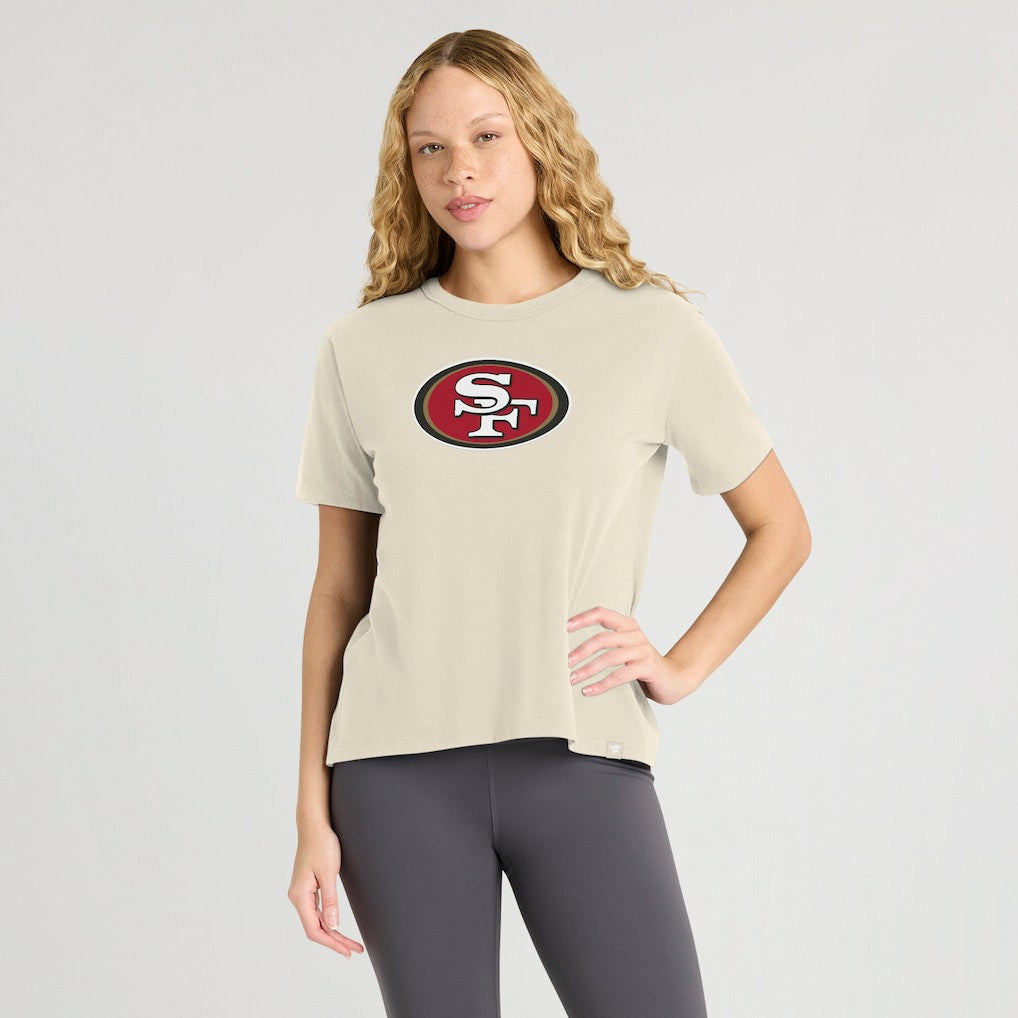 San Francisco 49ers Women's Dove Legacy T-Shirt - Cream - Fanatics