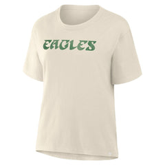 Philadelphia Eagles Women's Dove Legacy T-Shirt - Cream - Fanatics