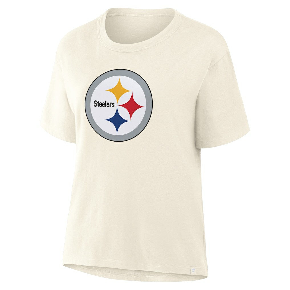 Pittsburgh Steelers Women's Dove Legacy T-Shirt - Cream - Fanatics