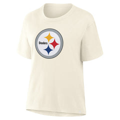 Pittsburgh Steelers Women's Dove Legacy T-Shirt - Cream - Fanatics