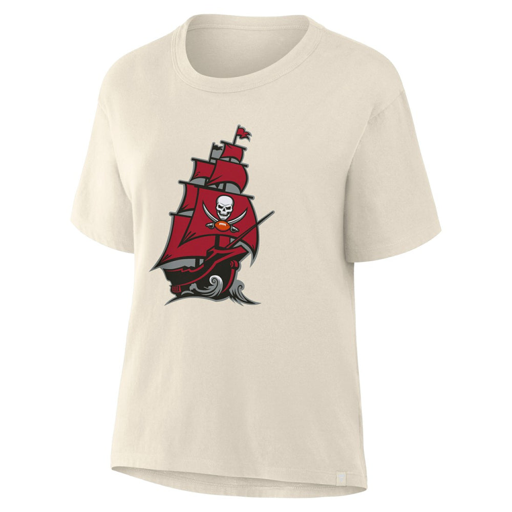 Tampa Bay Buccaneers Women's Dove Legacy T-Shirt - Cream - Fanatics