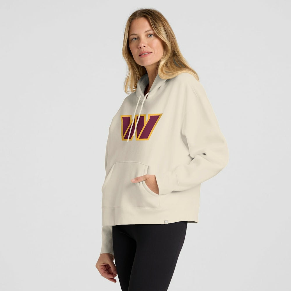 Washington Commanders Women's Dove Legacy Pullover Hoodie - Cream - Fanatics
