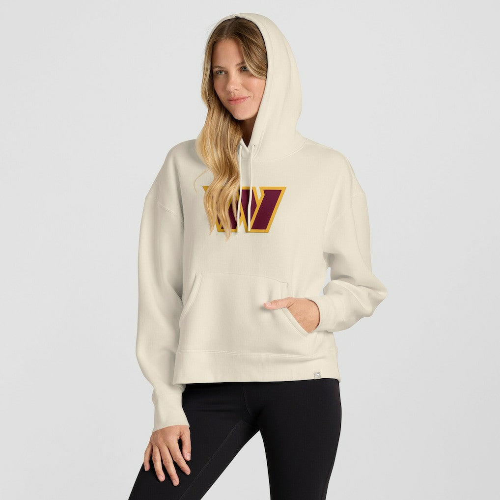 Washington Commanders Women's Dove Legacy Pullover Hoodie - Cream - Fanatics