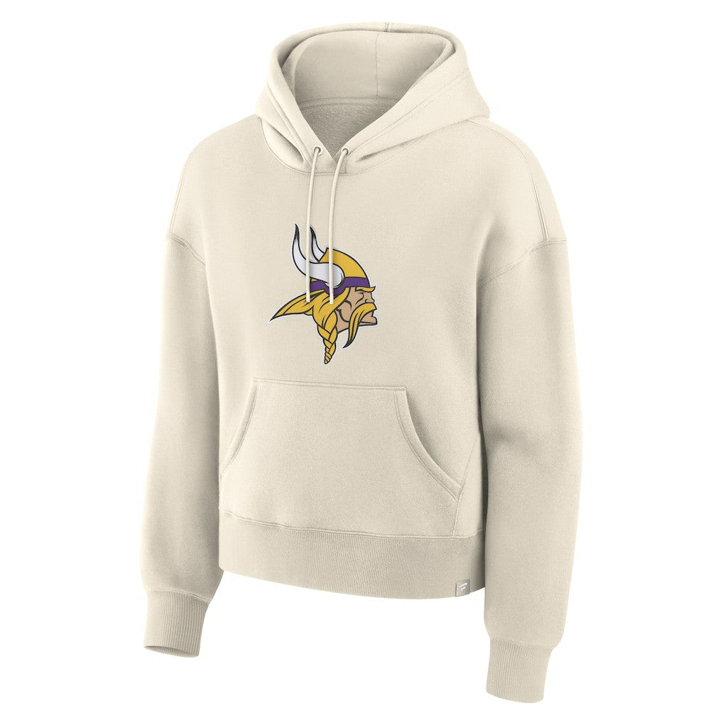 Minnesota Vikings Women's Dove Legacy Pullover Hoodie - Cream - Fanatics