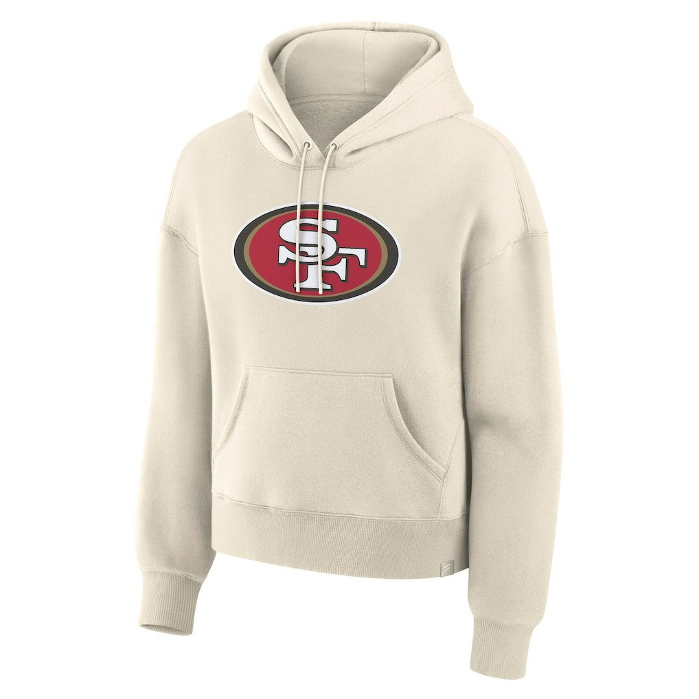 San Francisco 49ers Women's Dove Legacy Pullover Hoodie - Cream - Fanatics