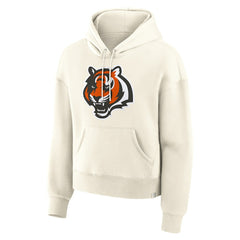 Cincinnati Bengals Women's Dove Legacy Pullover Hoodie - Cream - Fanatics