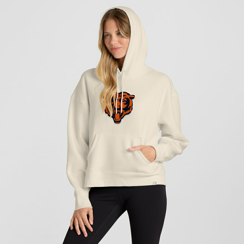 Chicago Bears Women's Dove Legacy Pullover Hoodie - Cream - Fanatics