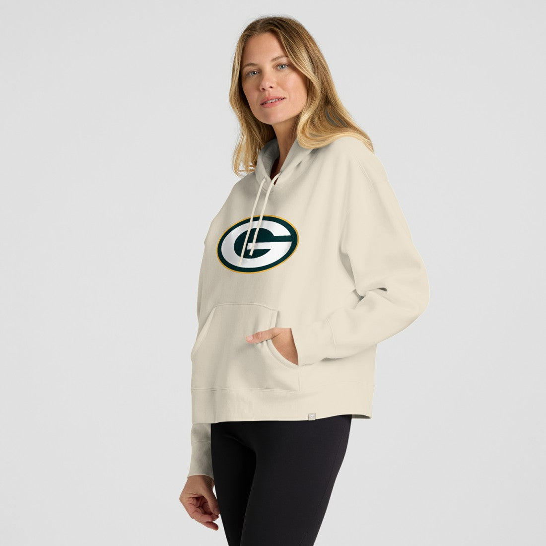 Green Bay Packers Women's Dove Legacy Pullover Hoodie - Cream - Fanatics