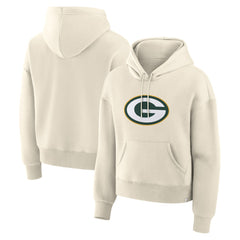 Green Bay Packers Women's Dove Legacy Pullover Hoodie - Cream - Fanatics