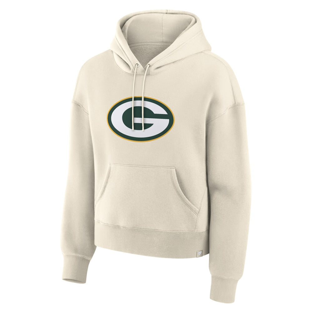 Green Bay Packers Women's Dove Legacy Pullover Hoodie - Cream - Fanatics