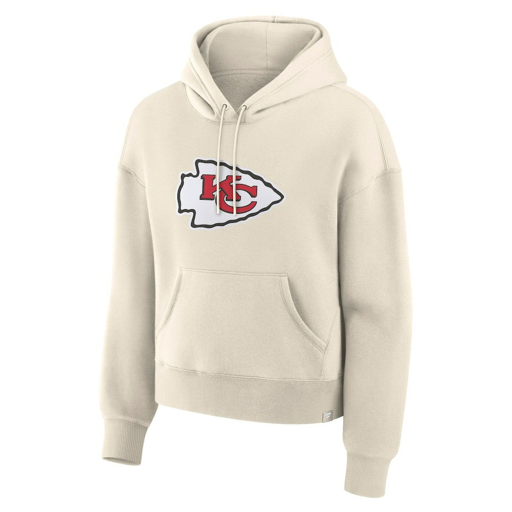 Kansas City Chiefs Women's Dove Legacy Pullover Hoodie - Cream - Fanatics