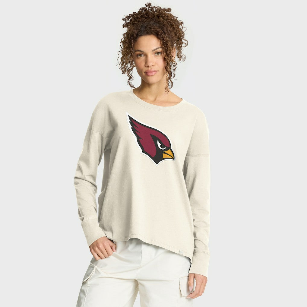 Arizona Cardinals Women's Dove Legacy Long Sleeve T-Shirt - Cream - Fanatics