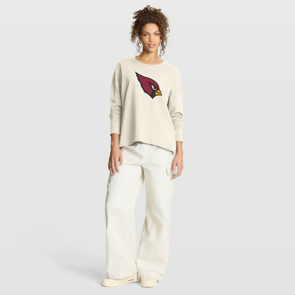 Arizona Cardinals Women's Dove Legacy Long Sleeve T-Shirt - Cream - Fanatics