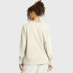 Las Vegas Raiders Women's Dove Legacy Long Sleeve T-Shirt - Cream - Fanatics