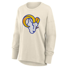 Los Angeles Rams Women's Dove Legacy Long Sleeve T-Shirt - Cream - Fanatics