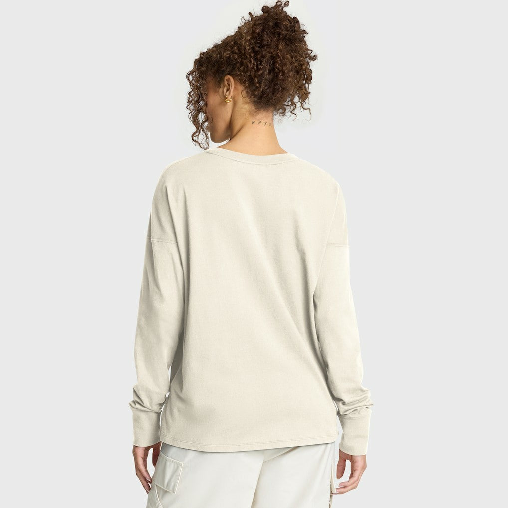 Miami Dolphins Women's Dove Legacy Long Sleeve T-Shirt - Cream - Fanatics