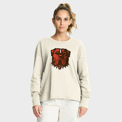 Cleveland Browns Women's Dove Legacy Long Sleeve T-Shirt - Cream - Fanatics