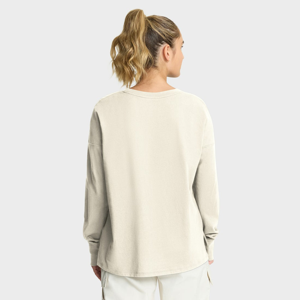 Tampa Bay Buccaneers Women's Dove Legacy Long Sleeve T-Shirt - Cream - Fanatics