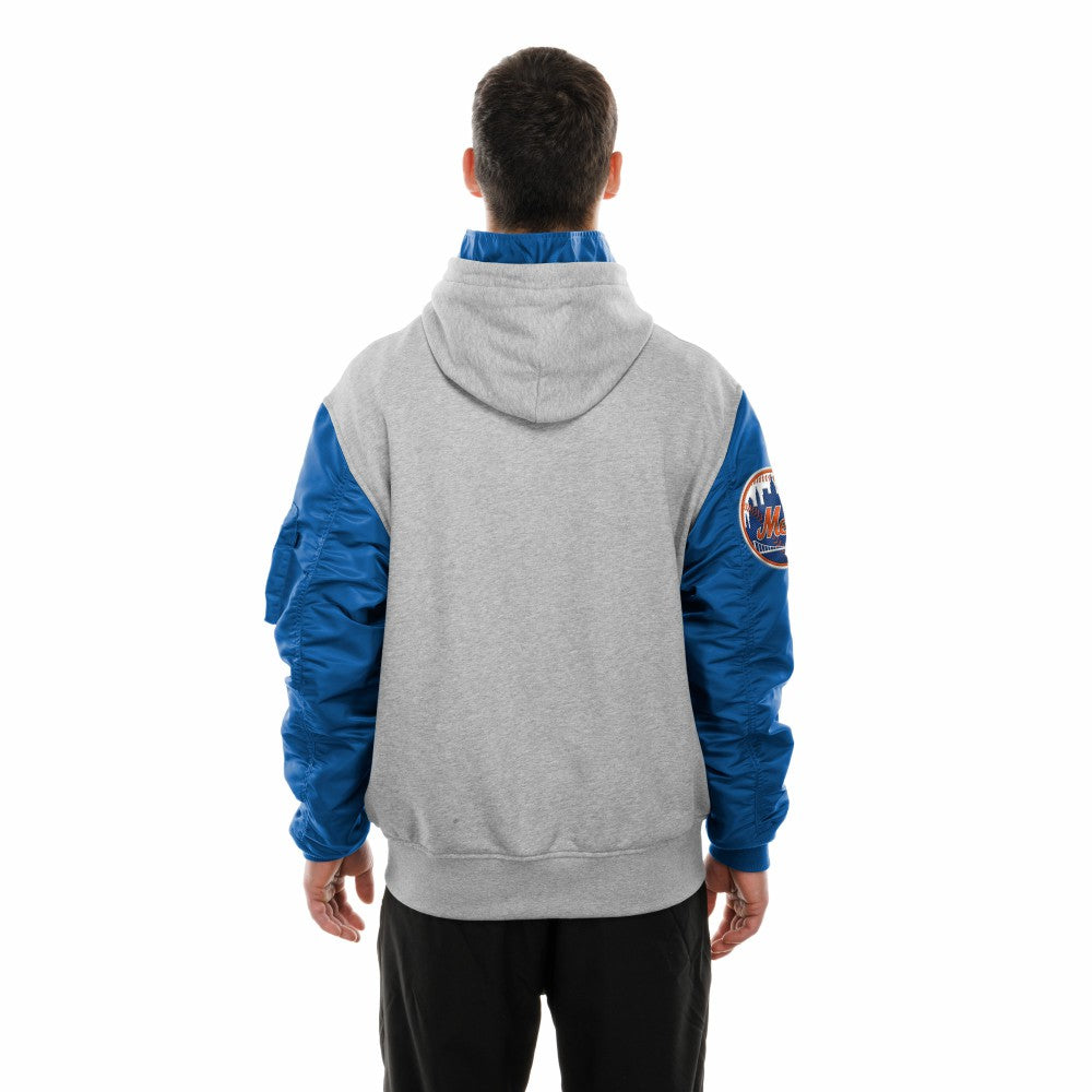 New York Mets New Era x Alpha Industries MA-1 Full-Zip Hoodie Jacket Discount
