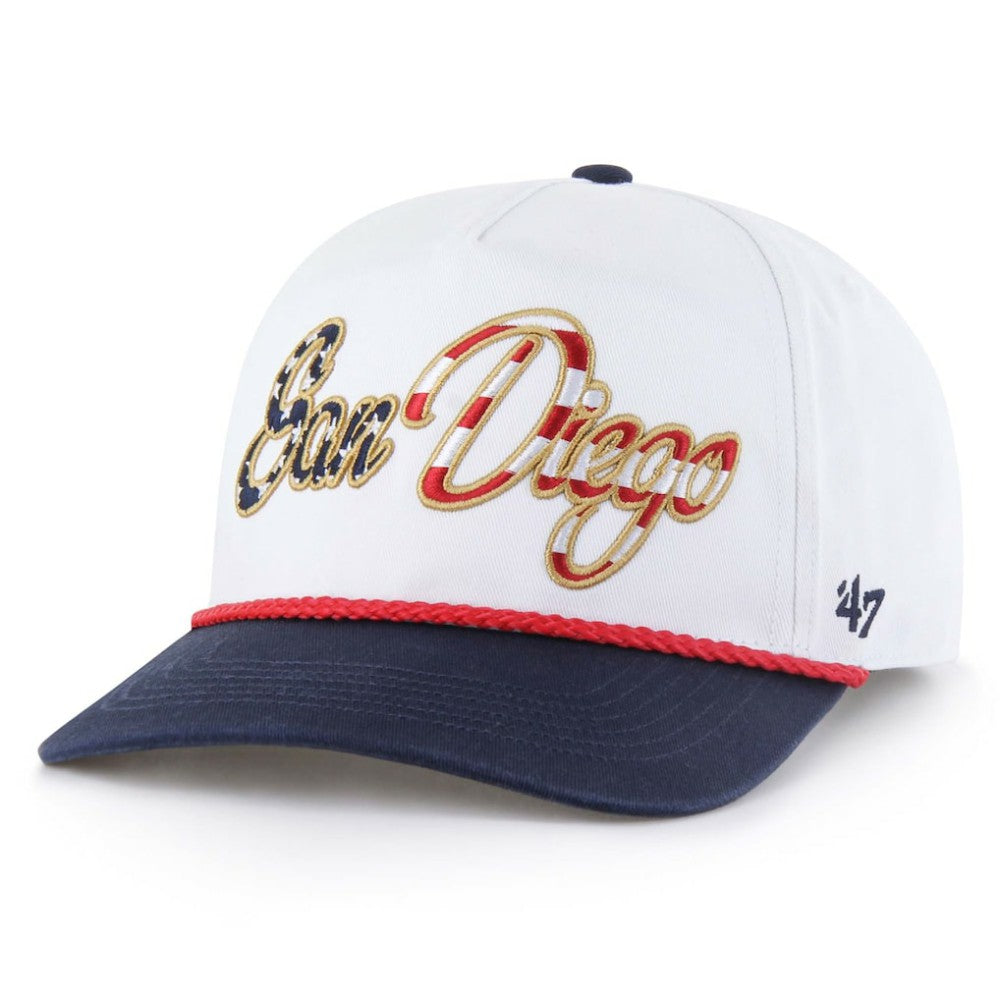 San Diego Padres '47 Patriotic Overhand Hitch Adjustable Hat Discount