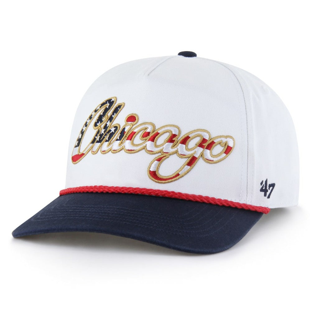Chicago Cubs '47 Patriotic Overhand Hitch Adjustable Hat Near Me