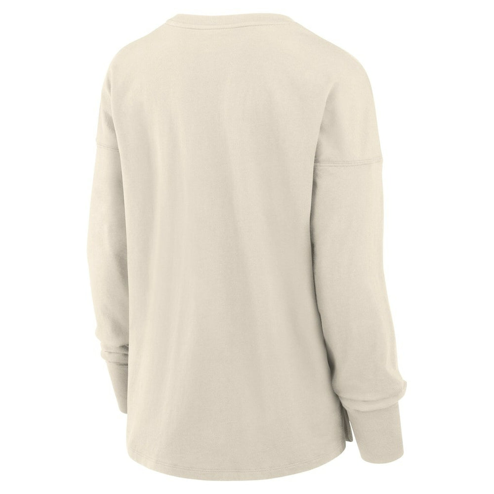 New York Jets Women's Dove Legacy Long Sleeve T-Shirt - Cream - Fanatics