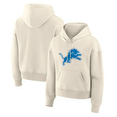 Detroit Lions Women's Dove Legacy Pullover Hoodie - Cream - Fanatics