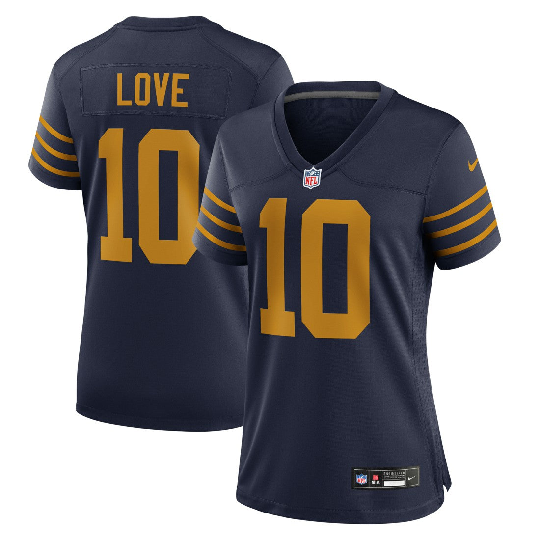 Jordan Love Green Bay Packers Women's The 1923 Classic Game Jersey - Navy - Nike