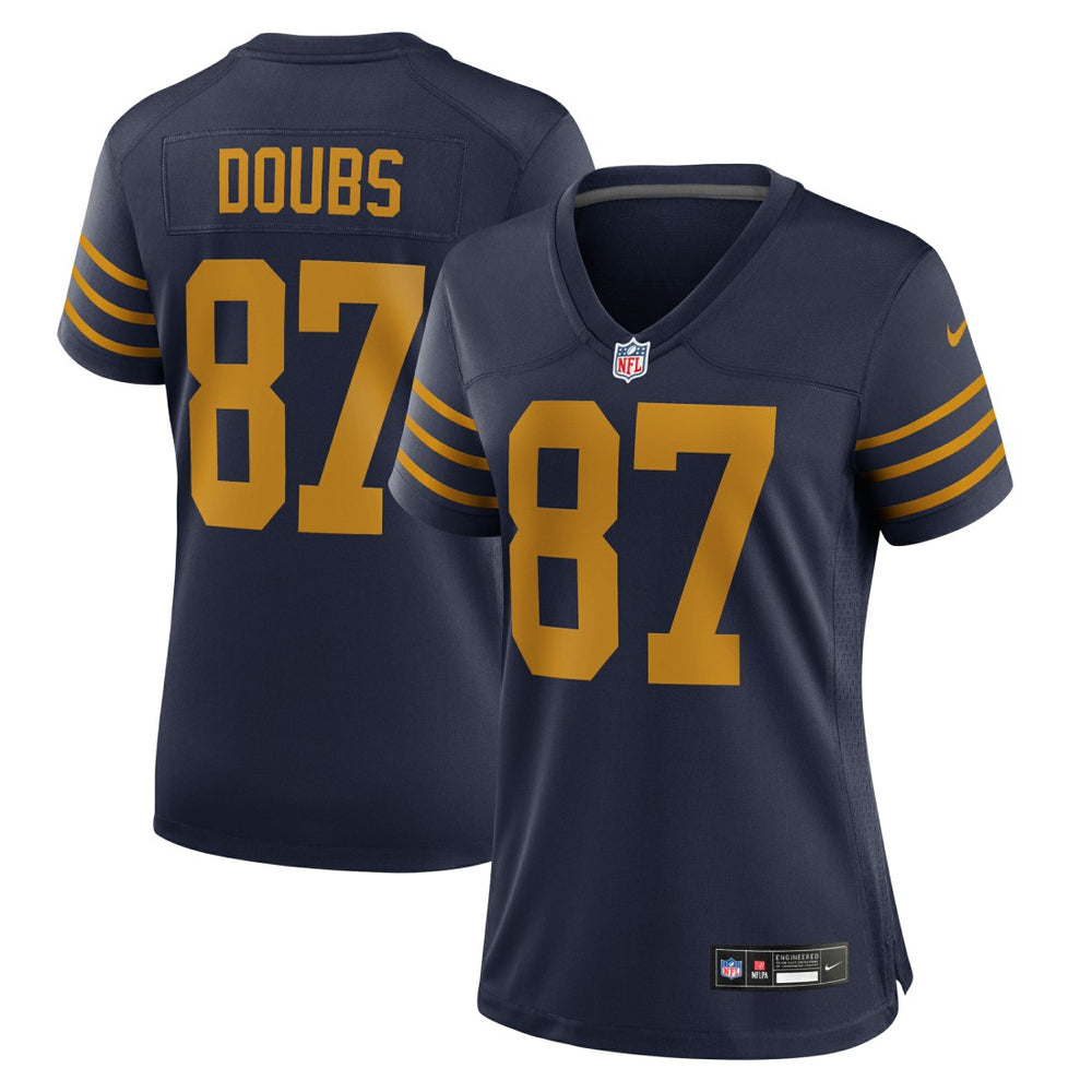 Romeo Doubs Green Bay Packers Women's The 1923 Classic Game Jersey - Navy - Nike
