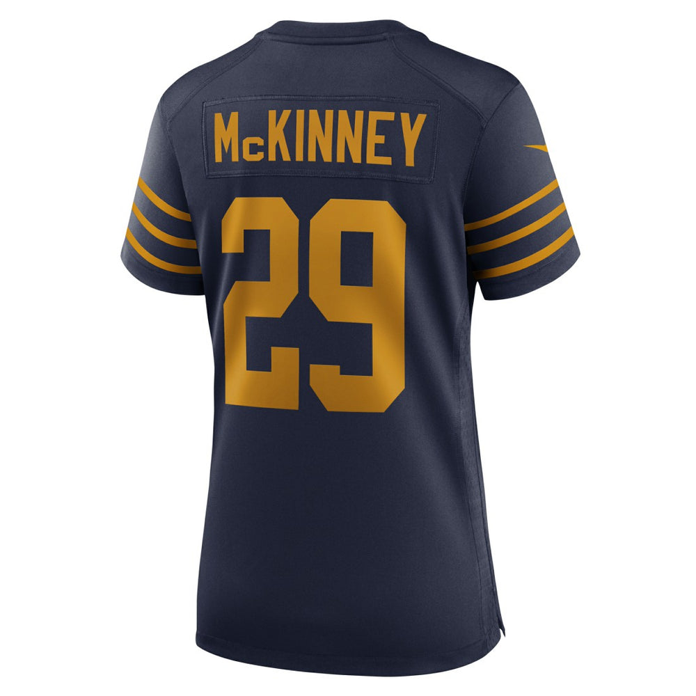 Xavier McKinney Green Bay Packers Women's The 1923 Classic Game Jersey - Navy - Nike