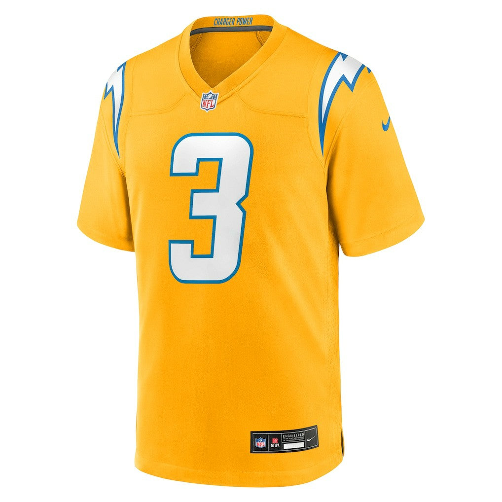 Derwin James Jr. Los Angeles Chargers Alternate Charger Power Game Player Jersey - Gold - Nike