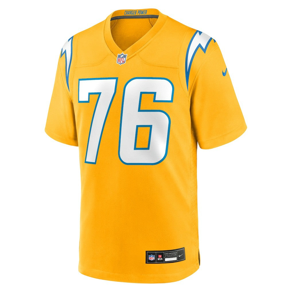 Joe Alt Los Angeles Chargers Alternate Charger Power Game Player Jersey - Gold - Nike