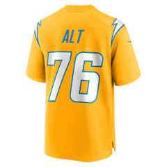 Joe Alt Los Angeles Chargers Alternate Charger Power Game Player Jersey - Gold - Nike