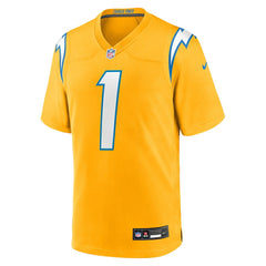 Quentin Johnston Los Angeles Chargers Alternate Charger Power Game Player Jersey - Gold - Nike