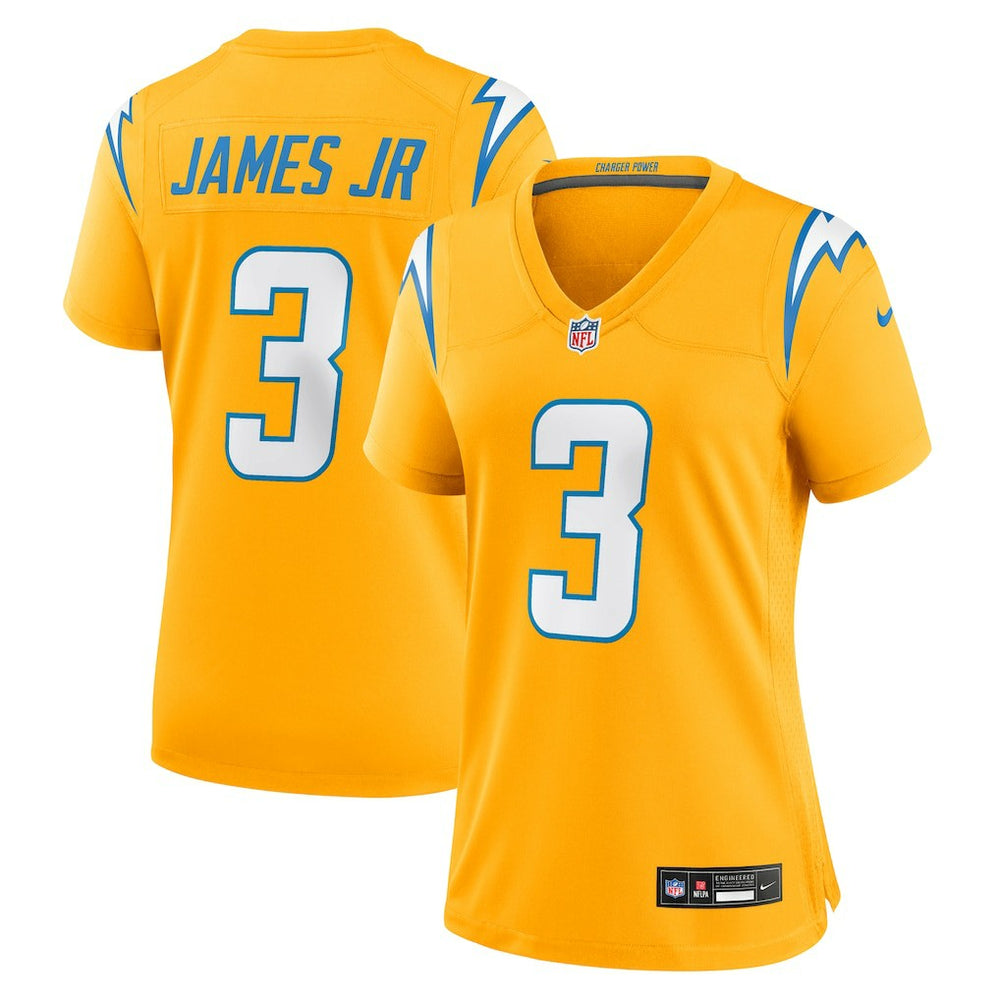 Derwin James Jr. Los Angeles Chargers Women's Alternate Charger Power Game Jersey - Gold - Nike