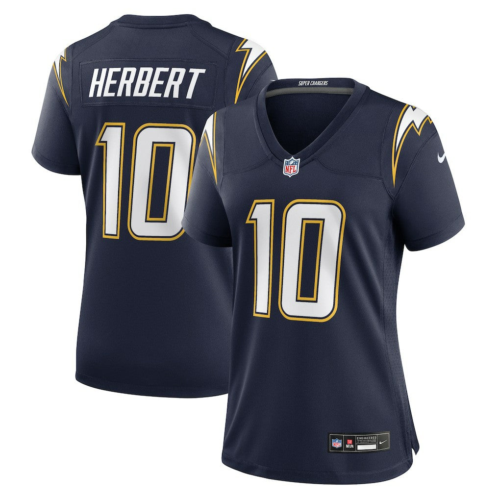 Justin Herbert Los Angeles Chargers Women's Alternate Super Chargers Game Jersey - Navy - Nike