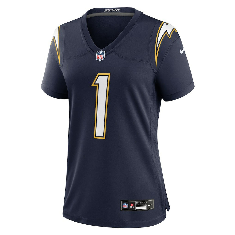 Quentin Johnston Los Angeles Chargers Women's Alternate Super Chargers Game Jersey - Navy - Nike