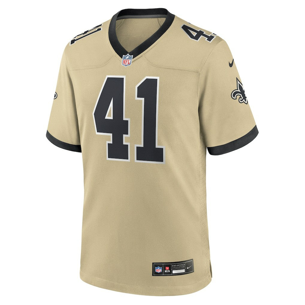 Alvin Kamara New Orleans Saints Gameday Golds Alternate Game Player Jersey - Gold - Nike