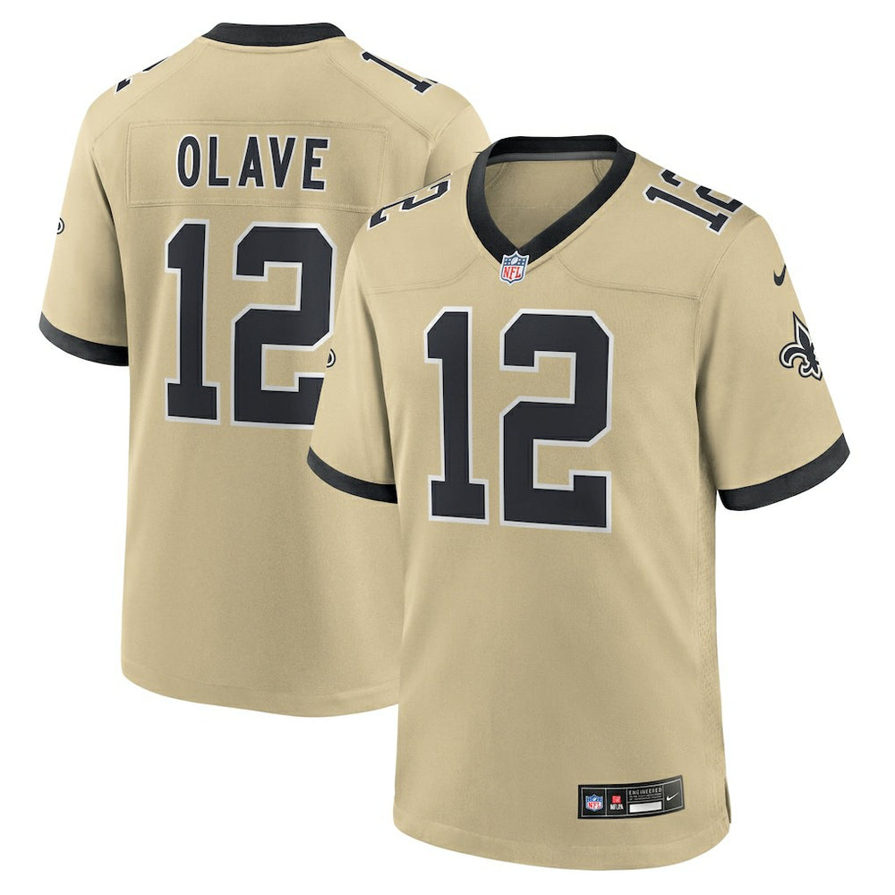 Chris Olave New Orleans Saints Gameday Golds Alternate Game Player Jersey - Gold - Nike