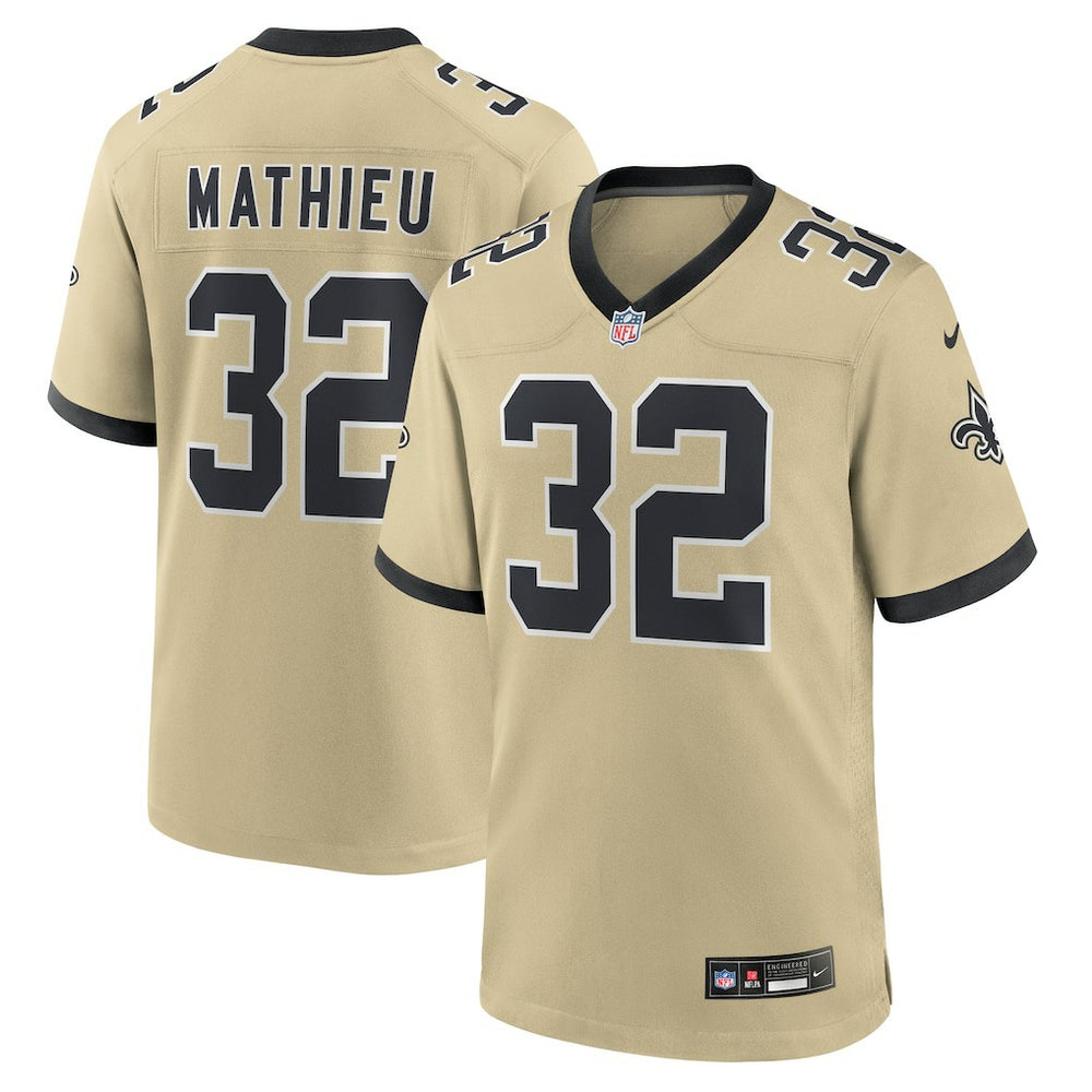 Tyrann Mathieu New Orleans Saints Gameday Golds Alternate Game Player Jersey - Gold - Nike