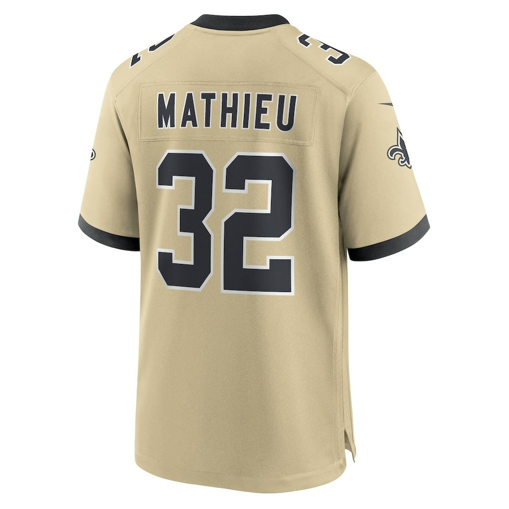 Tyrann Mathieu New Orleans Saints Gameday Golds Alternate Game Player Jersey - Gold - Nike