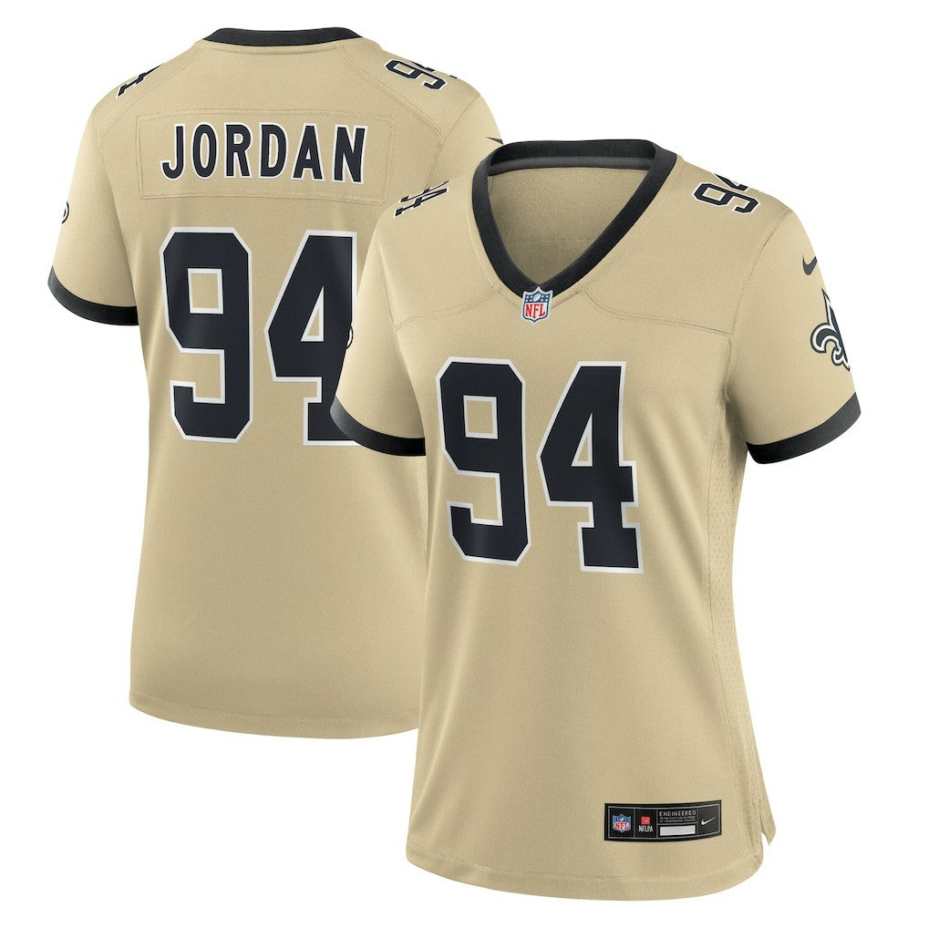 Cameron Jordan New Orleans Saints Women's Gameday Golds Alternate Game Player Jersey - Gold - Nike