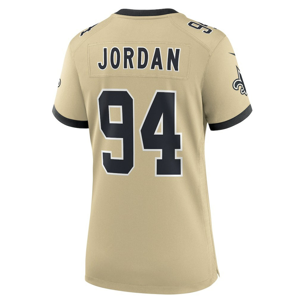 Cameron Jordan New Orleans Saints Women's Gameday Golds Alternate Game Player Jersey - Gold - Nike