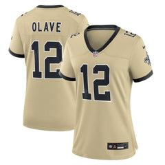 Chris Olave New Orleans Saints Women's Gameday Golds Alternate Game Player Jersey - Gold - Nike