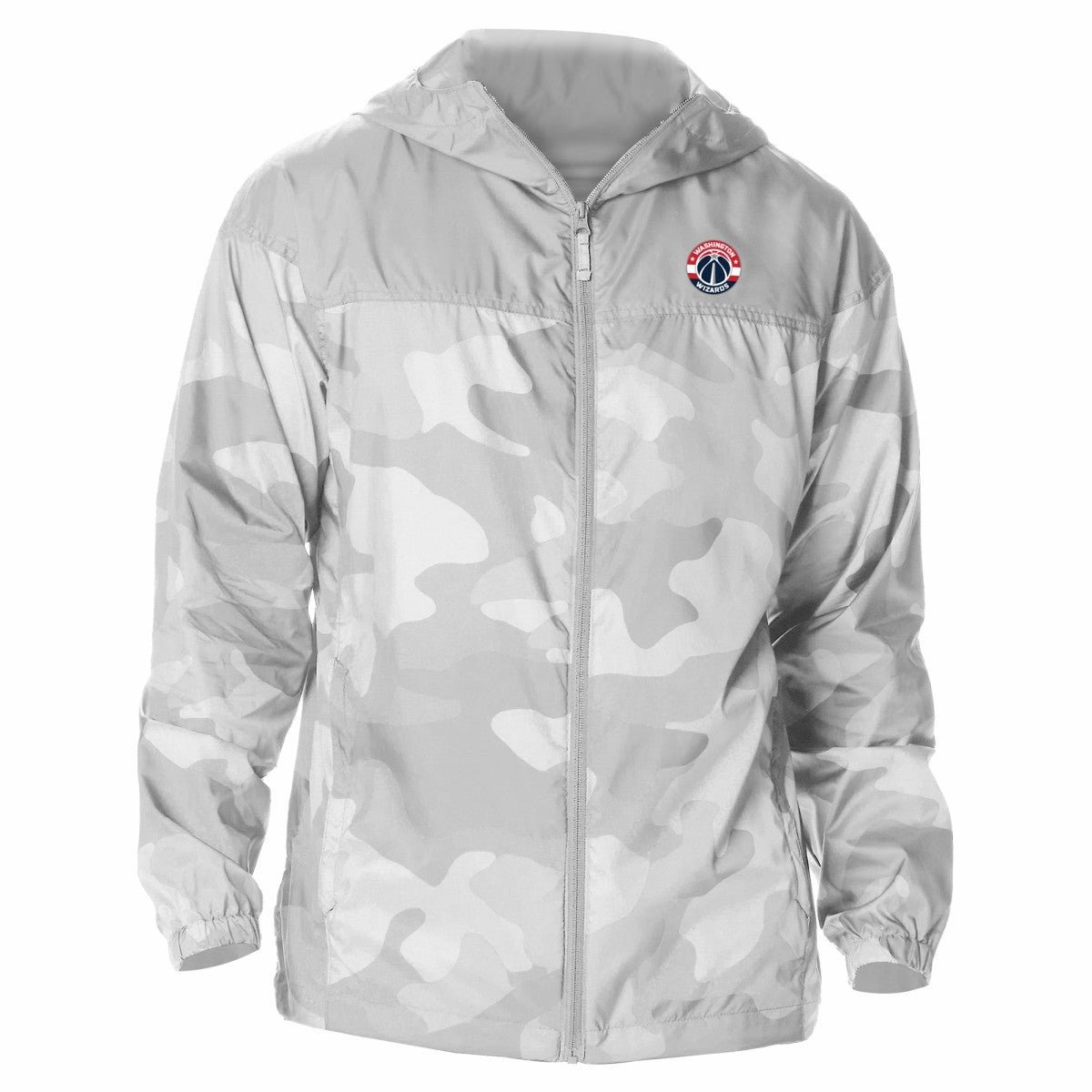 Columbia Washington Wizards Camo Flash Challenger Windbreaker Full-Zip Jacket Gray