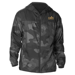 Columbia Cleveland Cavaliers Camo Flash Challenger Windbreaker Full-Zip Jacket Black